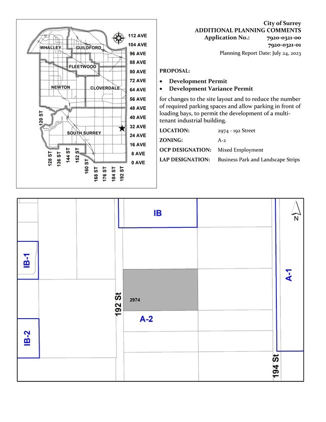 Plus de détails pour 19280 30 Av, Surrey, BC - Industriel à louer