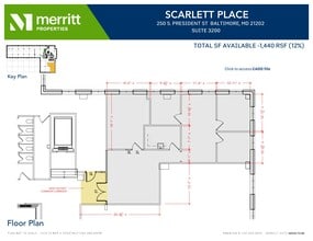 729 E Pratt, Baltimore, MD for lease Floor Plan- Image 1 of 1