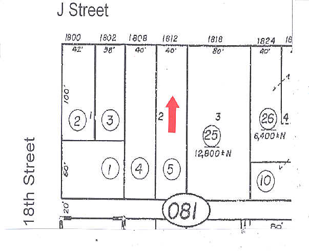 1812 J St, Sacramento, CA à vendre - Plan cadastral - Image 3 de 13
