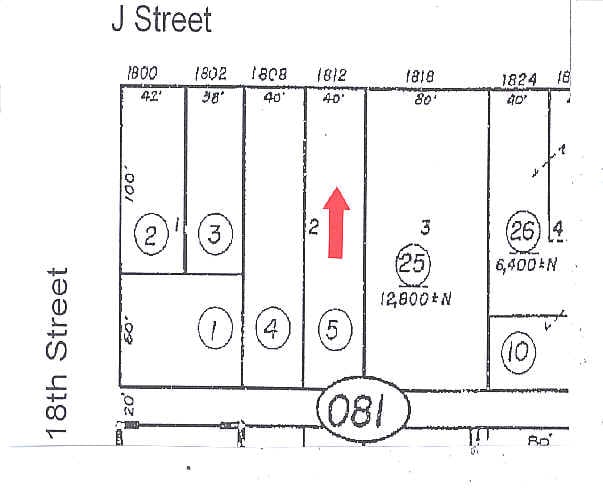 1812 J St, Sacramento, CA for sale - Plat Map - Image 3 of 13