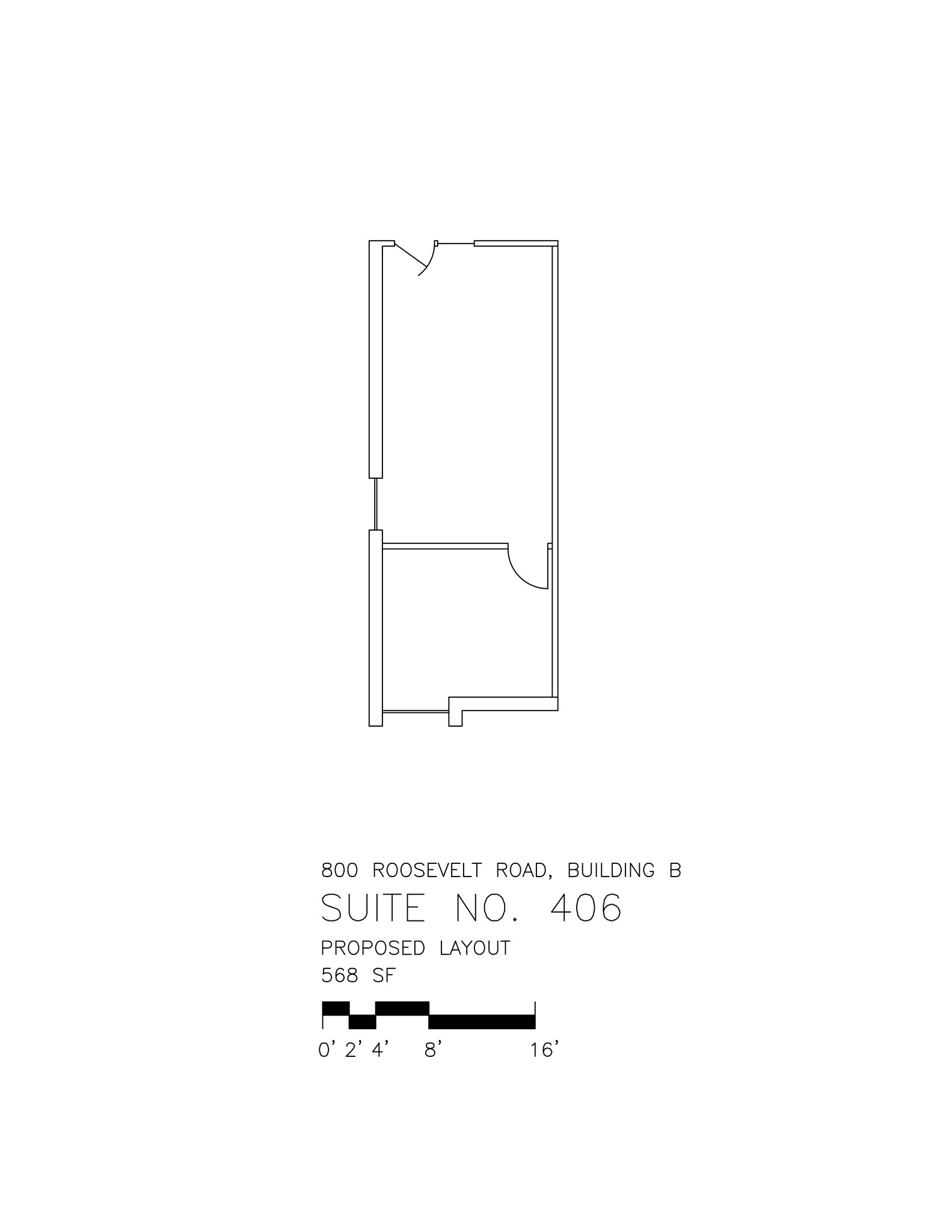 800 Roosevelt Rd, Glen Ellyn, IL à louer Plan de site- Image 1 de 2