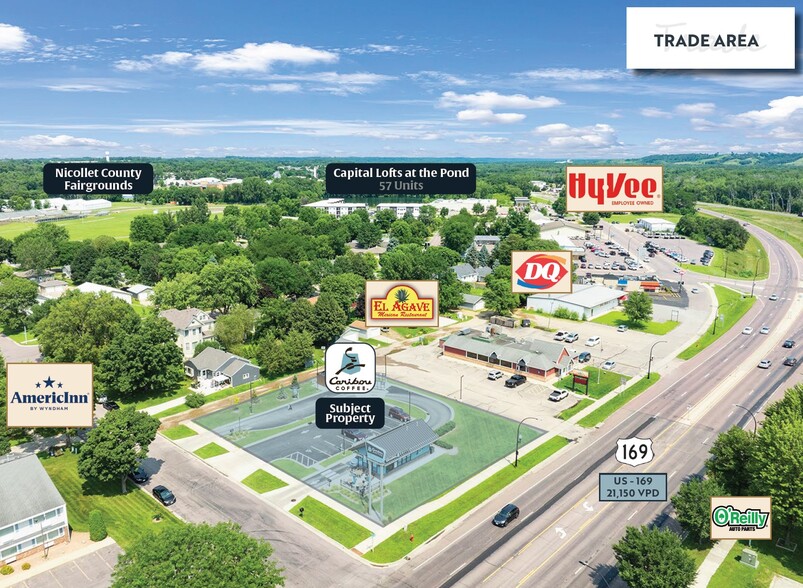 804 N Minnesota Ave, Saint Peter, MN for sale - Aerial - Image 2 of 4