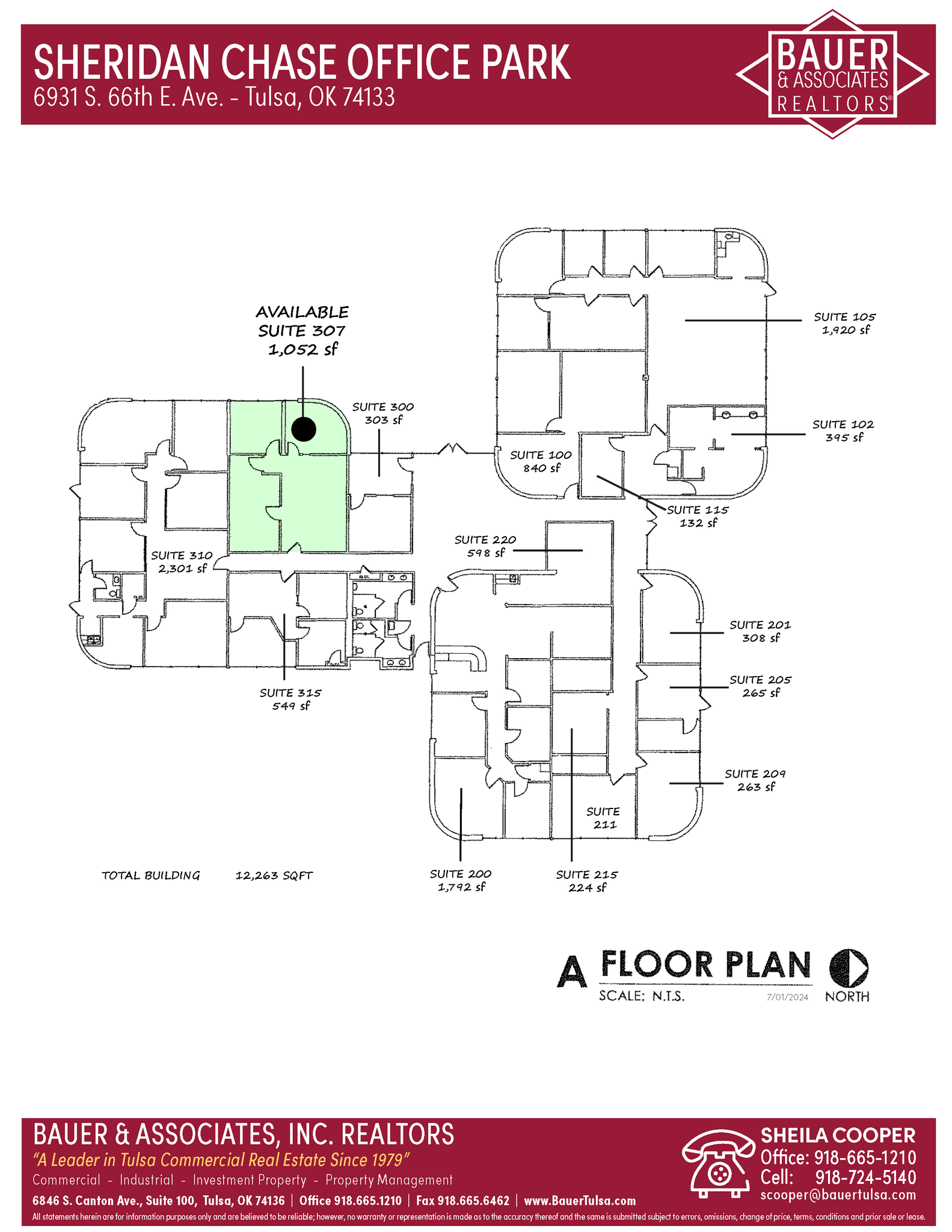 6931 S 66th East Ave, Tulsa, OK for lease Floor Plan- Image 1 of 1