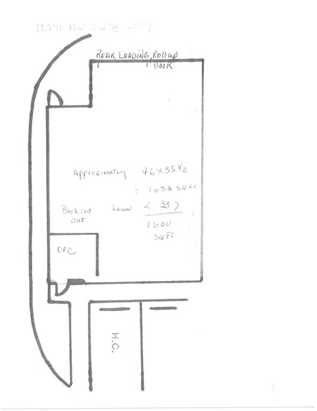 10871 NW 52nd St, Sunrise, FL for lease - Floor Plan - Image 2 of 6