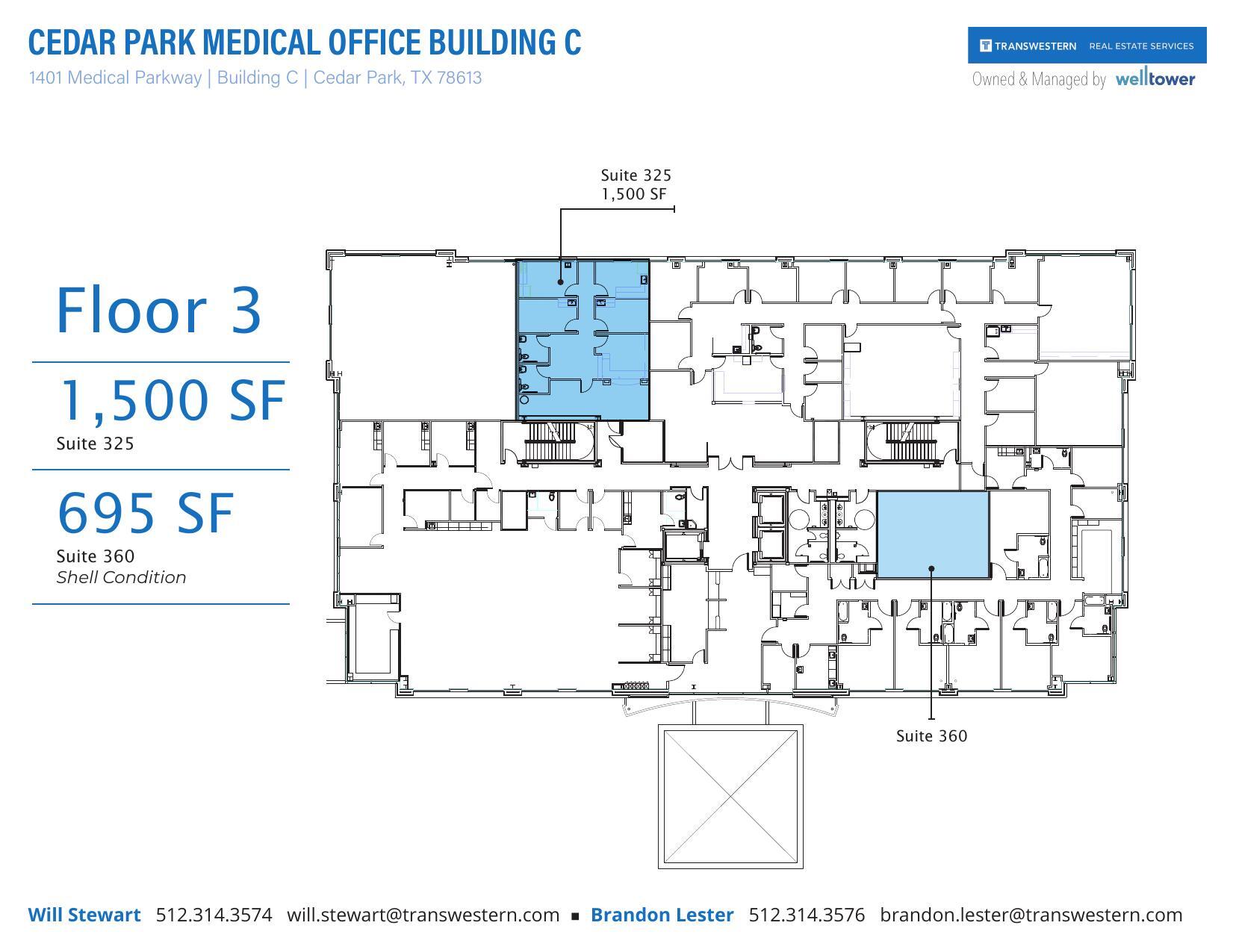 1401 Medical Pky, Cedar Park, TX for lease Floor Plan- Image 1 of 1