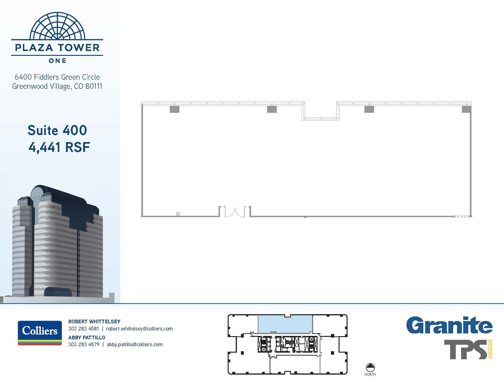 6400 S Fiddlers Green Cir, Greenwood Village, CO for lease Floor Plan- Image 1 of 1