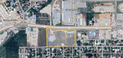 1325 Avenue D, Graham, TX - Aerial  map view
