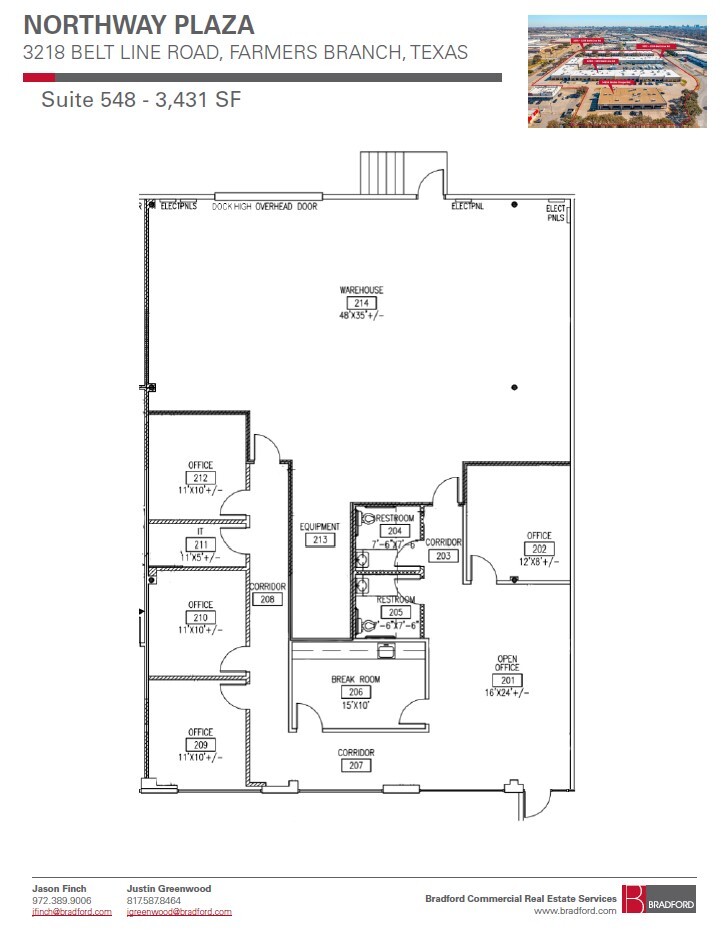 3212-3214 Belt Line Rd, Farmers Branch, TX for lease Floor Plan- Image 1 of 1