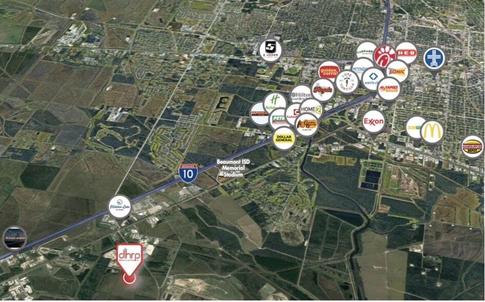 Labelle Road, Beaumont, TX for sale - Aerial - Image 2 of 5