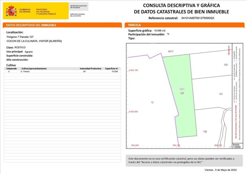 Parcela, 7, Viator, Almería for sale - Primary Photo - Image 3 of 15