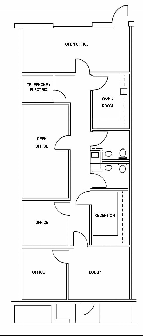 10737 W Gateway Blvd, El Paso, TX à louer Plan d’étage- Image 1 de 2