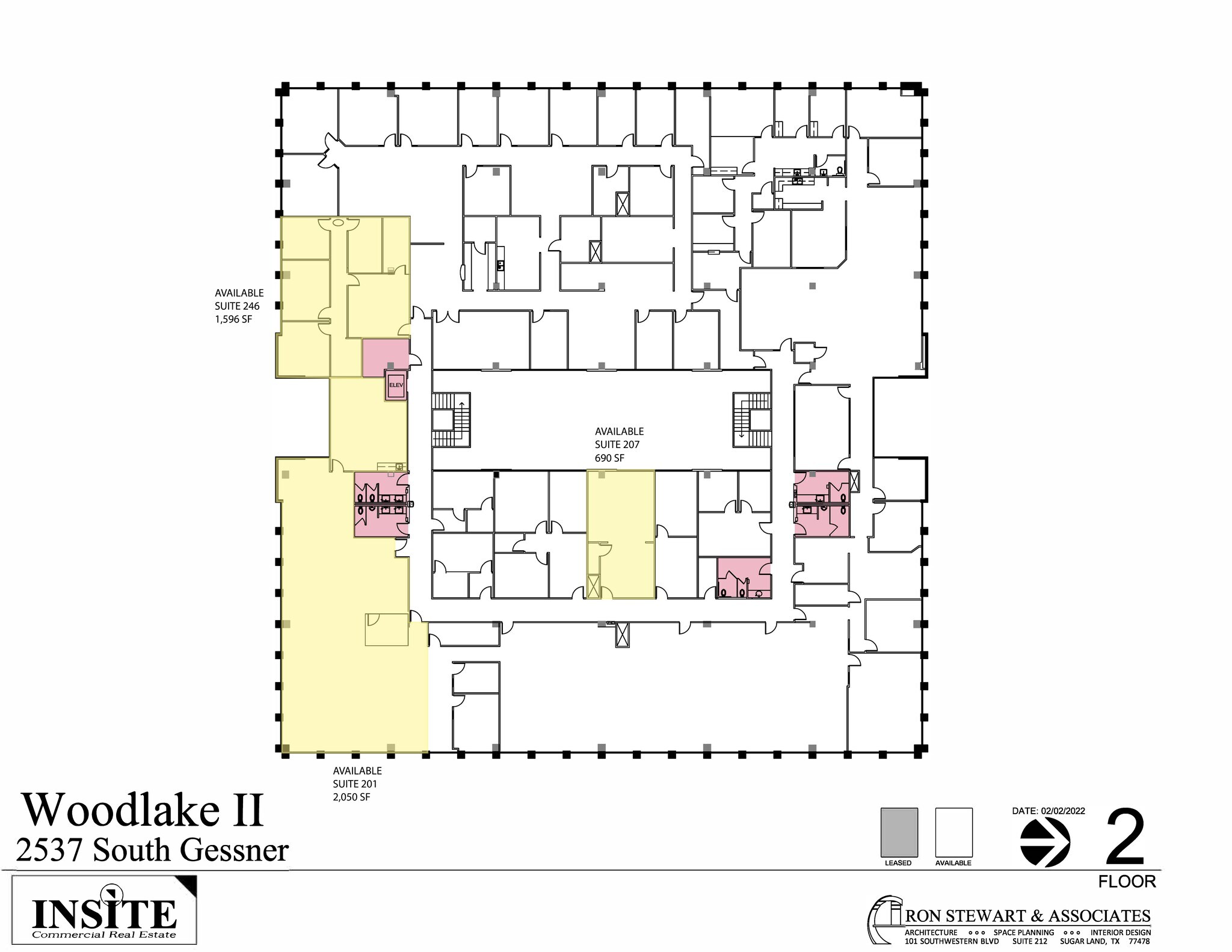 2537 S Gessner Rd, Houston, TX à louer Plan de site- Image 1 de 3