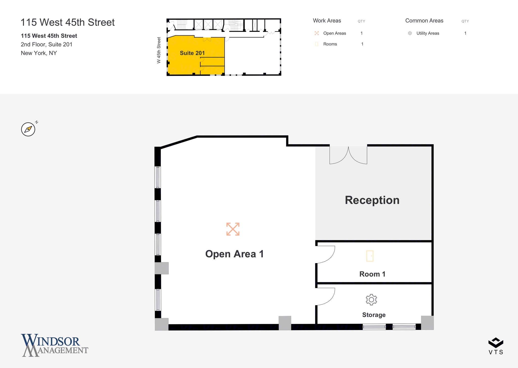 115 W 45th St, New York, NY for lease Interior Photo- Image 1 of 10