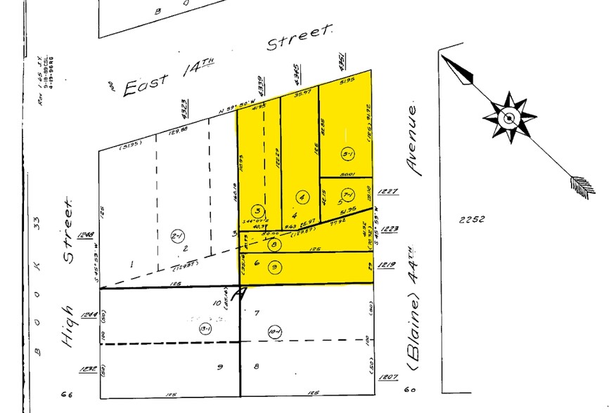 4345-4351 International Blvd, Oakland, CA à vendre - Plan cadastral - Image 3 de 4