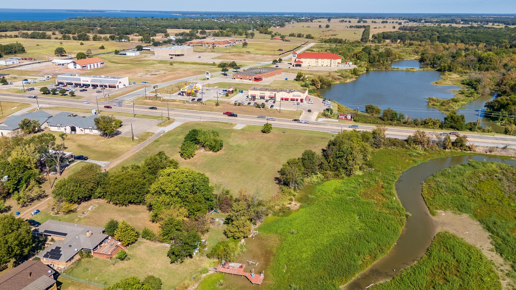 Spruce Trl & Highway 334, Gun Barrel City, TX for sale Aerial- Image 1 of 14