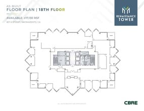801 K St, Sacramento, CA à louer Plan d’étage- Image 1 de 2