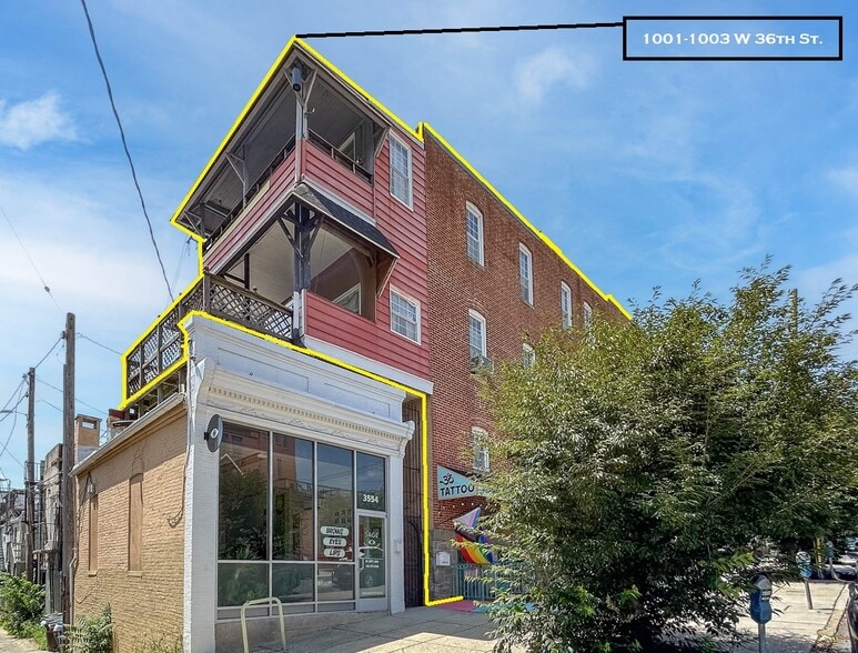 1001-1003 W 36th St, Baltimore, MD for sale - Building Photo - Image 2 of 3
