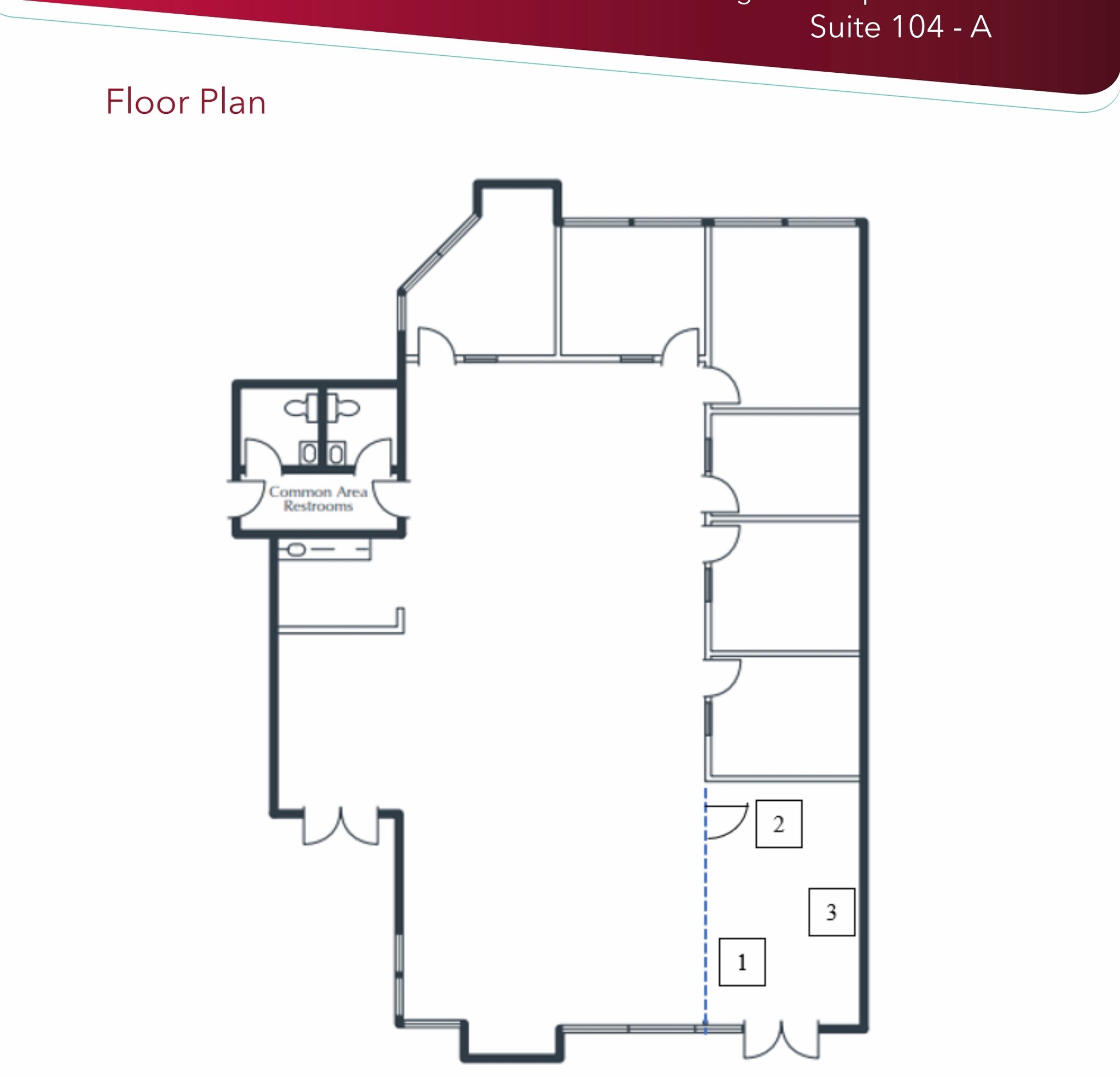 23181 Verdugo Dr, Laguna Hills, CA à louer Plan d’étage- Image 1 de 2