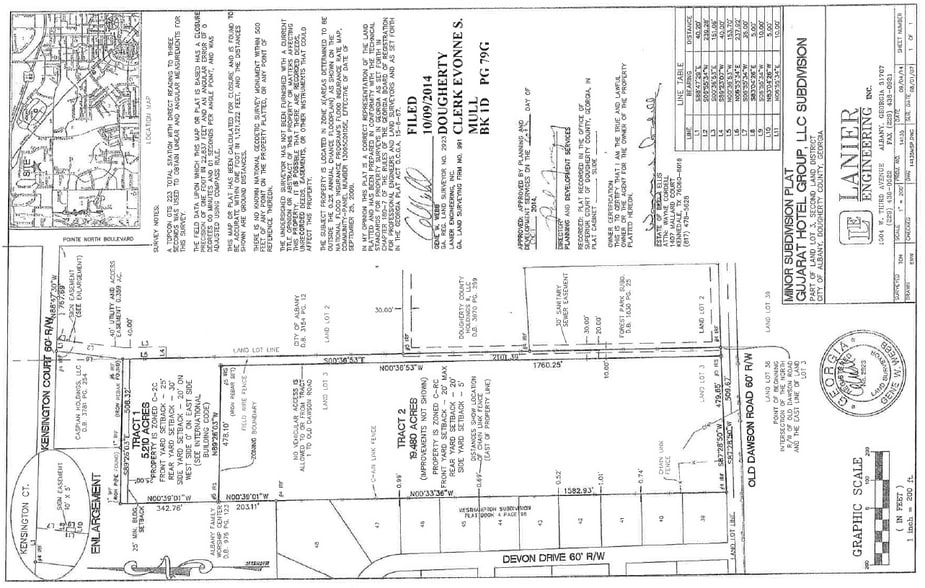 3101 Old Dawson Rd, Albany, GA à vendre - Plan cadastral - Image 2 de 3