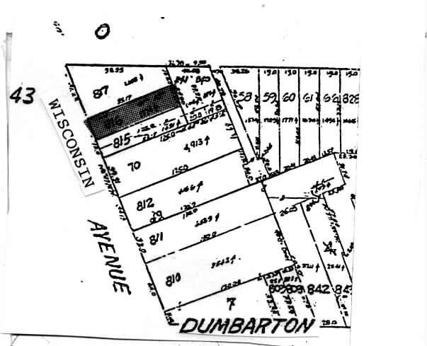 1413 Wisconsin Ave NW, Washington, DC à louer - Plan cadastral - Image 2 de 5
