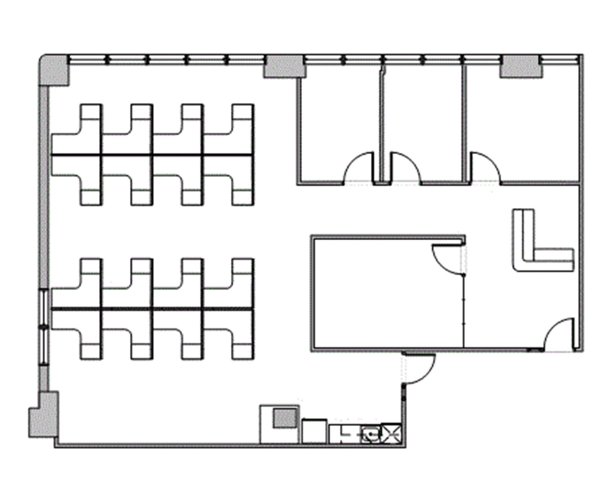 4100 Spring Valley Rd, Dallas, TX à louer Plan d’étage- Image 1 de 1