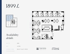 1899 L St NW, Washington, DC à louer Plan d  tage- Image 2 de 4