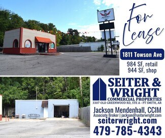 Plus de détails pour 1811 Towson Ave, Fort Smith, AR - Commerce de détail à louer