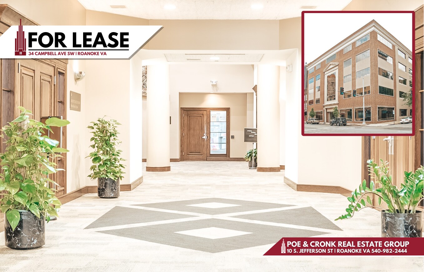 34 Campbell Ave SW, Roanoke, VA for lease Building Photo- Image 1 of 8
