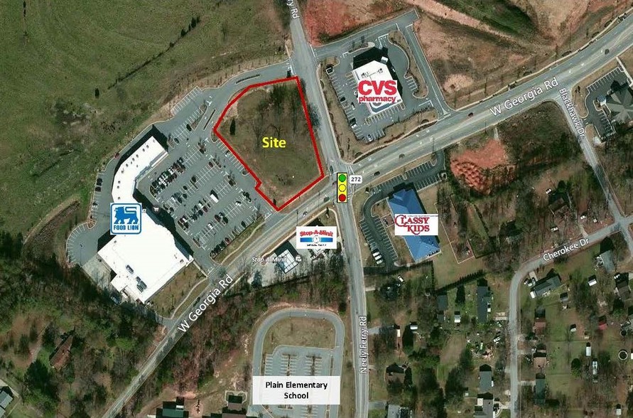 1000 W Georgia Rd, Simpsonville, SC à vendre - Aérien - Image 1 de 1