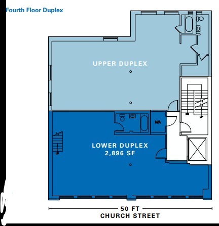 253 Church St, New York, NY à louer Plan d’étage- Image 1 de 1