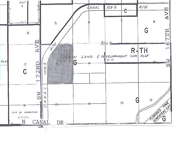 600 N Homestead Blvd, Homestead, FL à vendre - Plan cadastral - Image 2 de 7