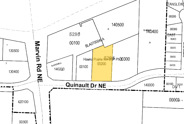 8312 Quinault Dr NE, Lacey, WA à louer - Plan cadastral - Image 3 de 3