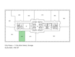 1 City Blvd W, Orange, CA for lease Floor Plan- Image 1 of 4