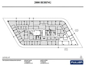 2000 Bering Dr, Houston, TX à louer Plan d’étage- Image 1 de 1