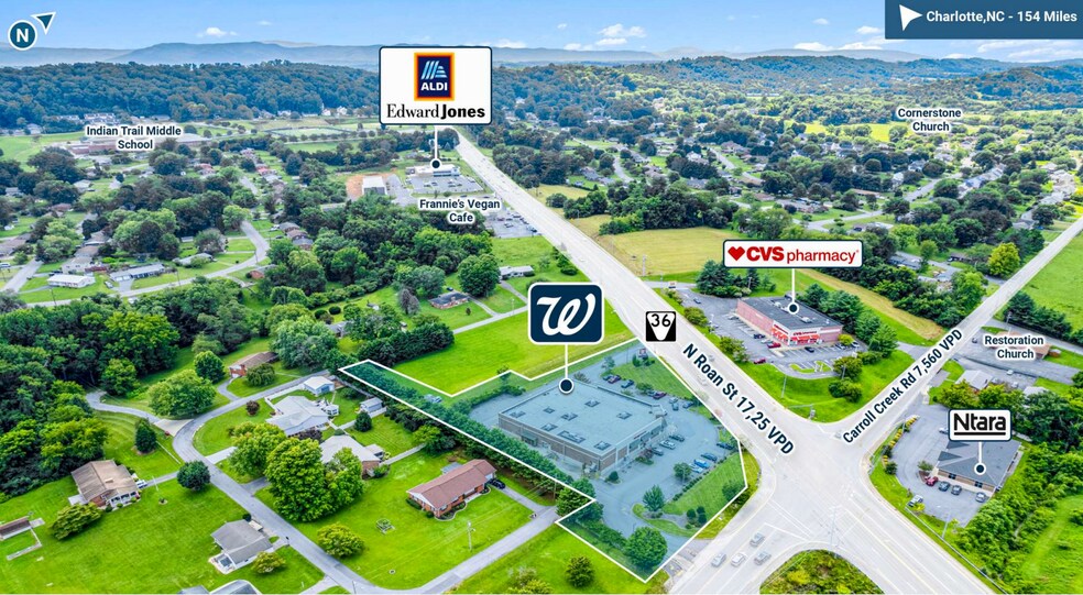 4210 N Roan St, Johnson City, TN à vendre - Photo du bâtiment - Image 3 de 5