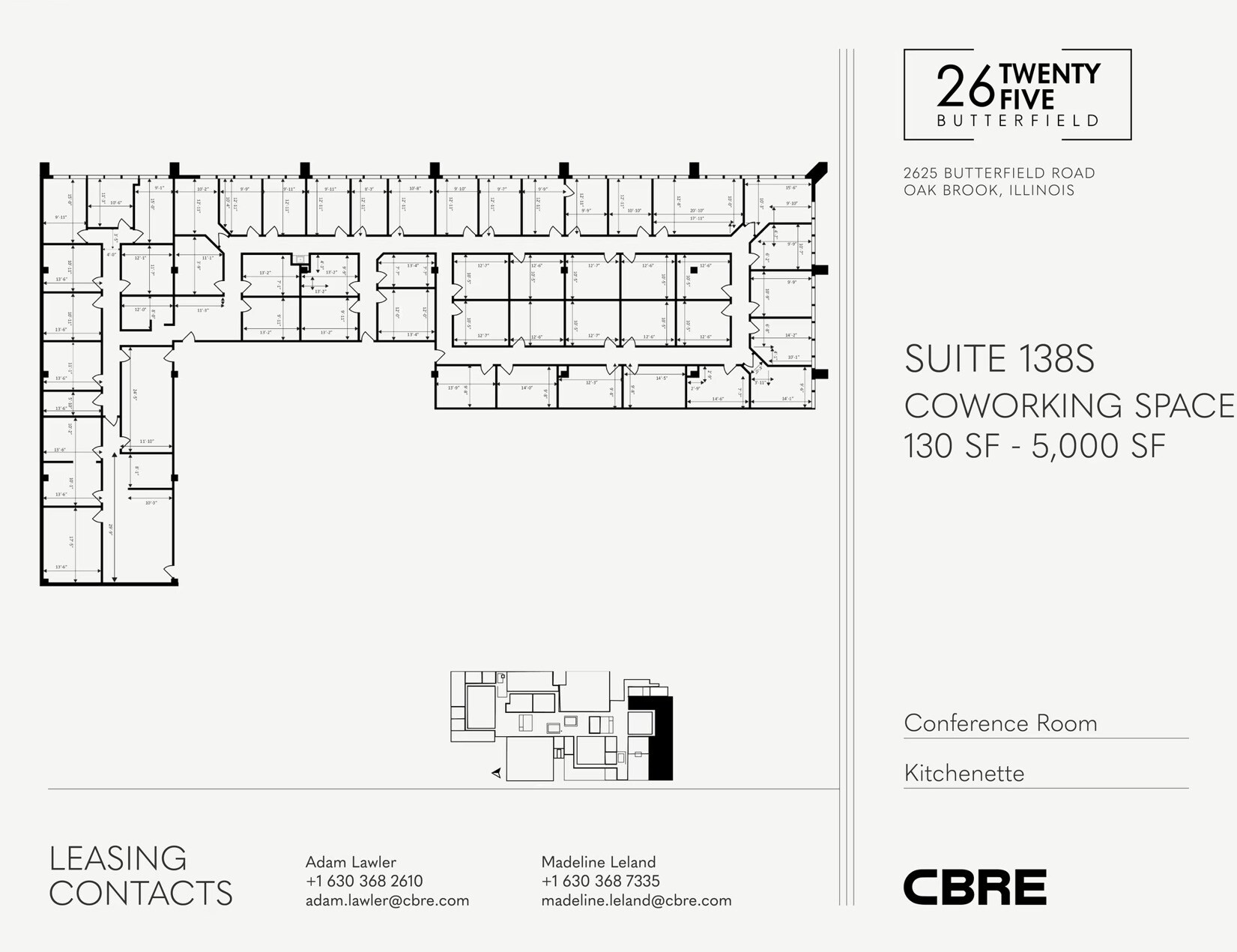 2625 Butterfield Rd, Oak Brook, IL for lease Floor Plan- Image 1 of 1
