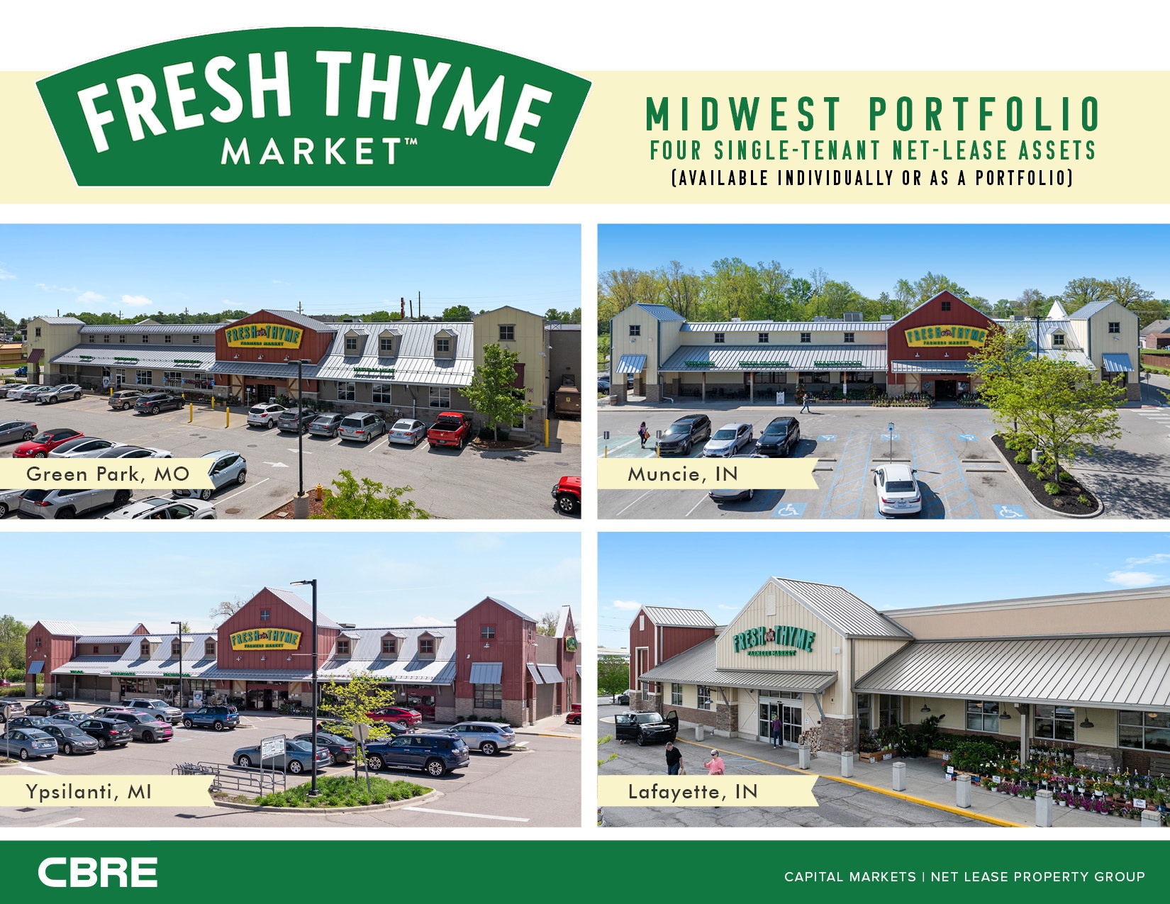Fresh Thyme Market portfolio of 4 properties for sale on LoopNet.ca Primary Photo- Image 1 of 7