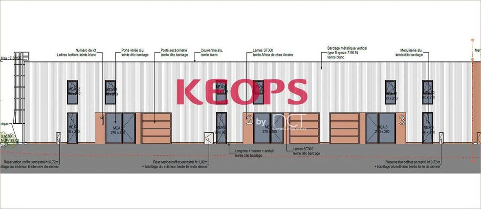 Flex dans Mondouzil à louer - Plan d’étage - Image 3 de 8