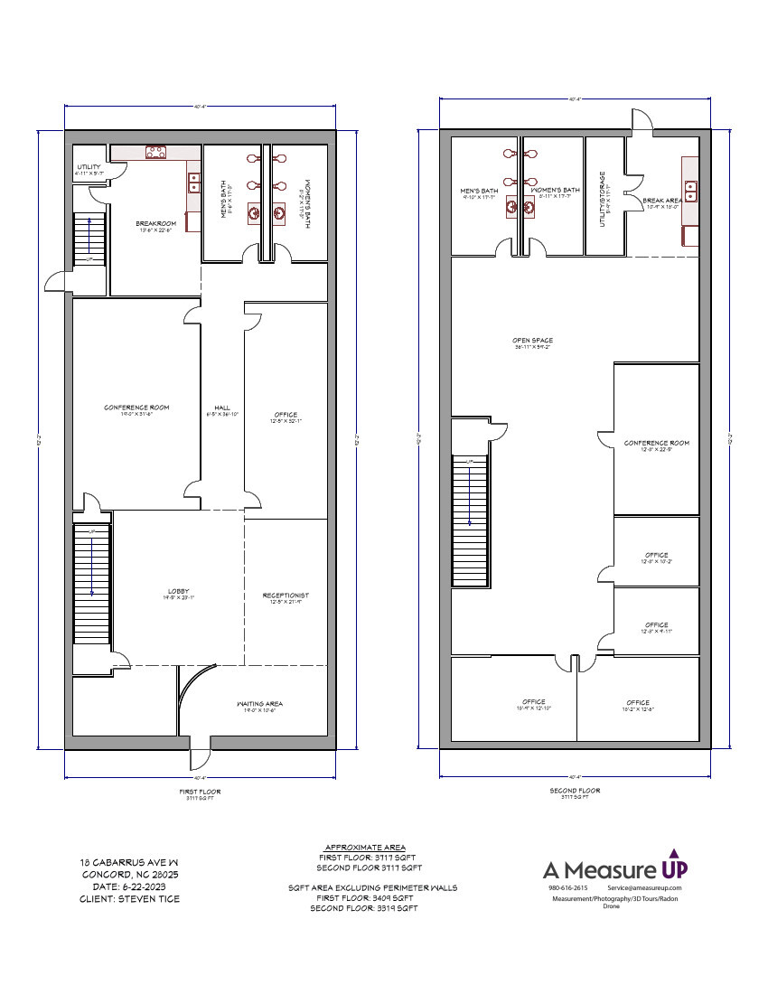 18 Cabarrus Ave W, Concord, NC à louer Plan d  tage- Image 1 de 1