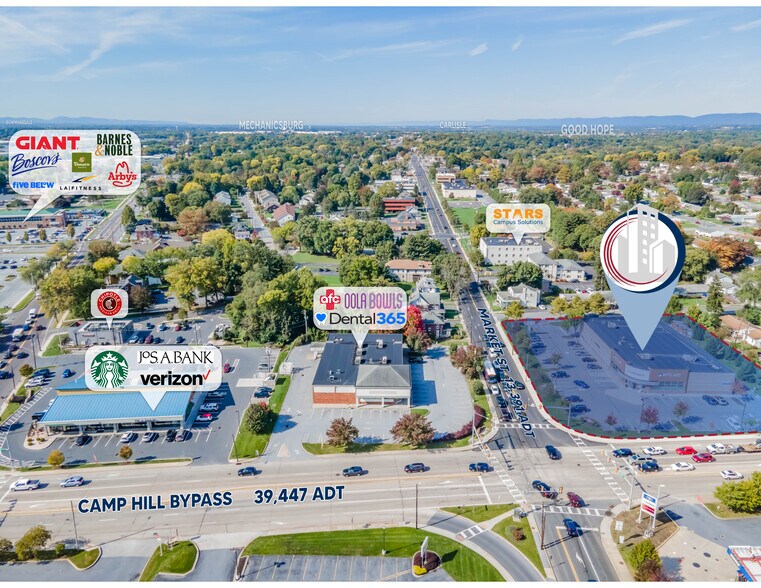 3224 Market St, Camp Hill, PA for lease - Aerial - Image 2 of 6