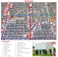 4810 San Pedro Ave, San Antonio, TX - Aerial  map view