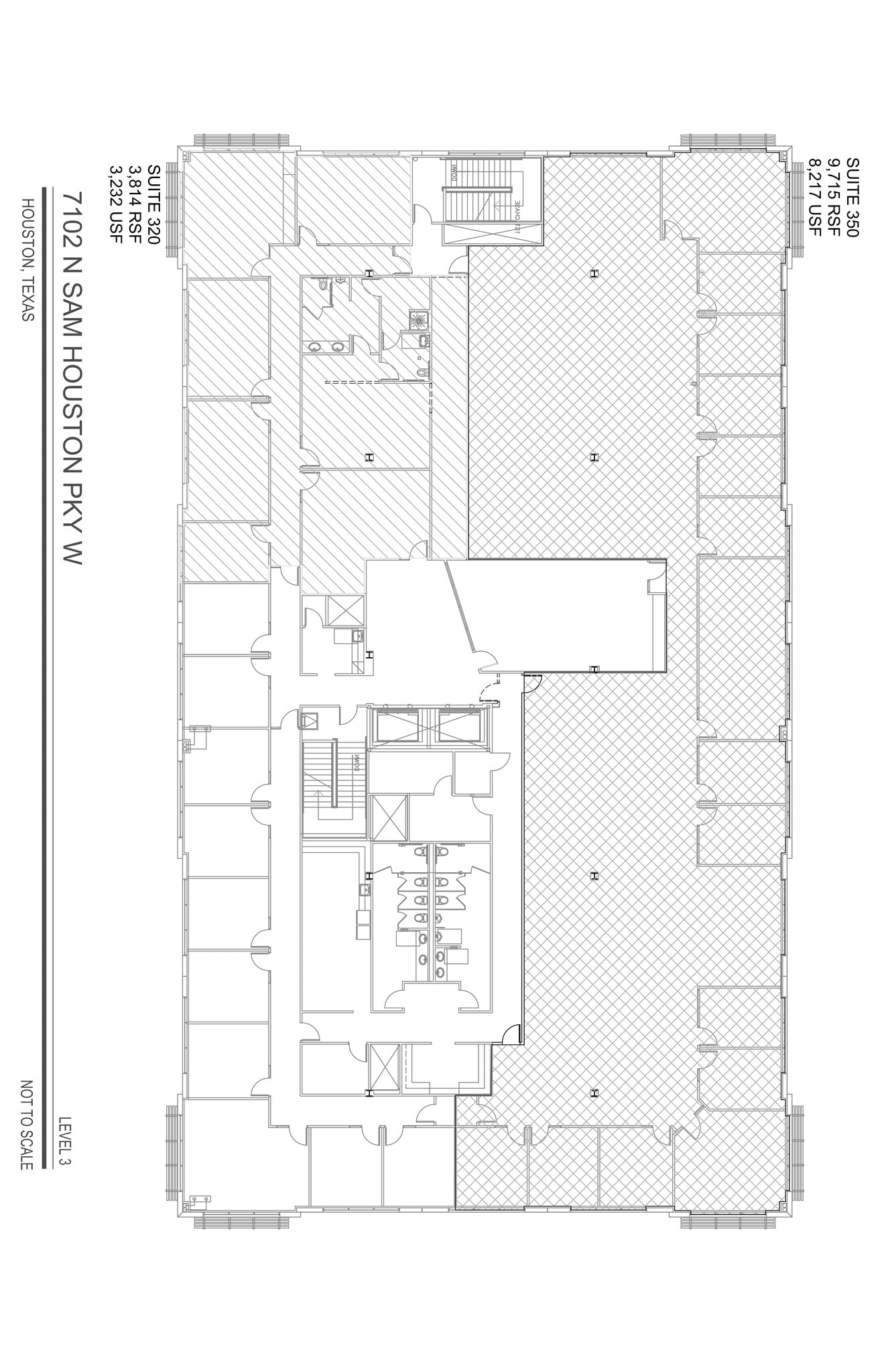 7102 N Sam Houston Pky W, Houston, TX for lease Site Plan- Image 1 of 1
