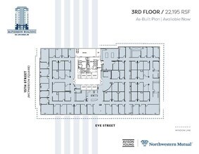 901 15th St NW, Washington, DC à louer Plan d’étage- Image 2 de 2