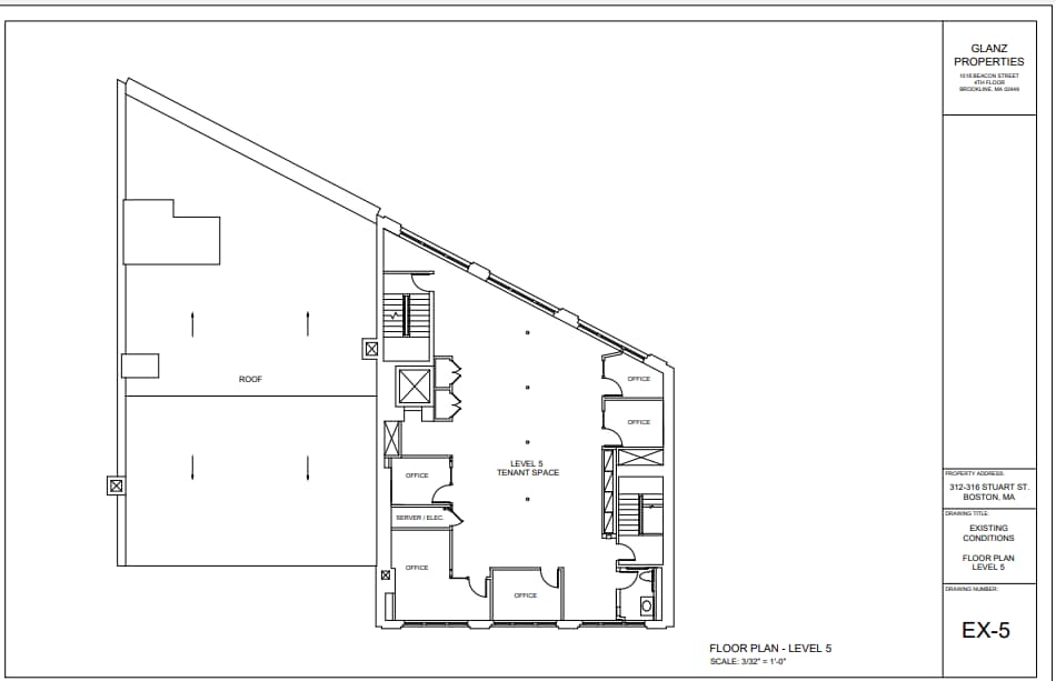 312 Stuart St, Boston, MA à louer Plan d’étage- Image 1 de 1
