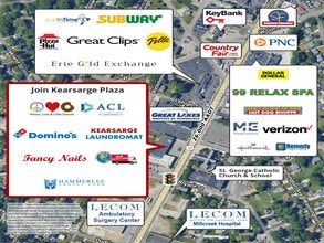 5130-5158 Peach St, Erie, PA - AERIAL  map view