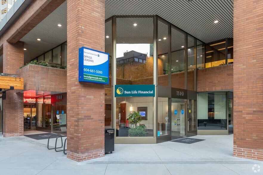 1140 W Pender St, Vancouver, BC à louer - Photo du bâtiment - Image 2 de 4