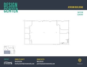 127 W Worthington Ave, Charlotte, NC à louer Plan d’étage- Image 1 de 1