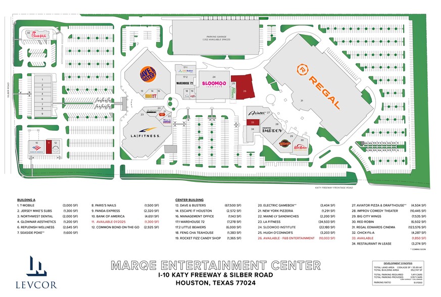 7600-7680 Katy Fwy, Houston, TX for lease - Site Plan - Image 1 of 10