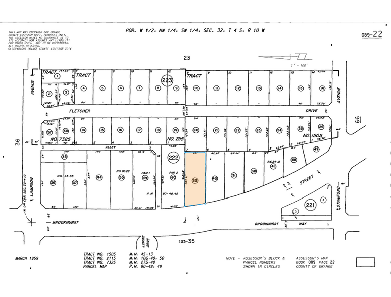 12630 Brookhurst St, Garden Grove, CA for sale - Plat Map - Image 3 of 3