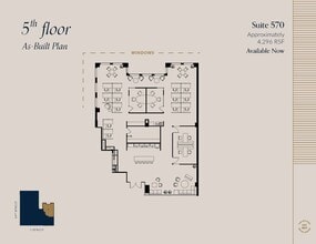 607 14th St NW, Washington, DC à louer Plan d’étage- Image 1 de 2